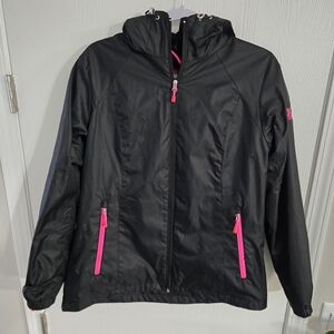 ZeroXposur Black Teddy Jacket with Pink Accents